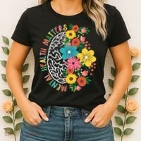 Mental Health Matters Flowering Mind Women's T-Shirt thumb 2