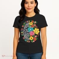 Mental Health Matters Flowering Mind Women's T-Shirt thumb 4