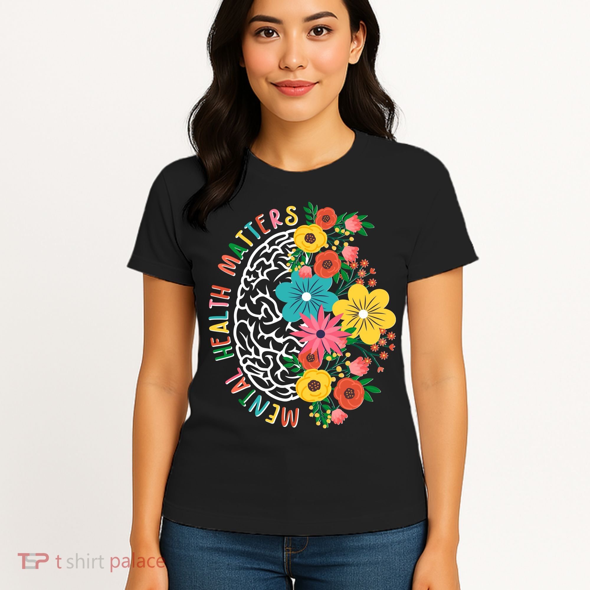 Mental Health Matters Flowering Mind Women's T-Shirt