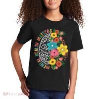 Mental Health Matters Flowering Mind Kids T-Shirt thumb 2