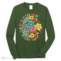 Mental Health Matters Flowering Mind Long Sleeve Shirt thumb 0
