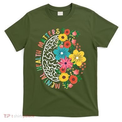 Mental Health Matters Flowering Mind T-Shirt