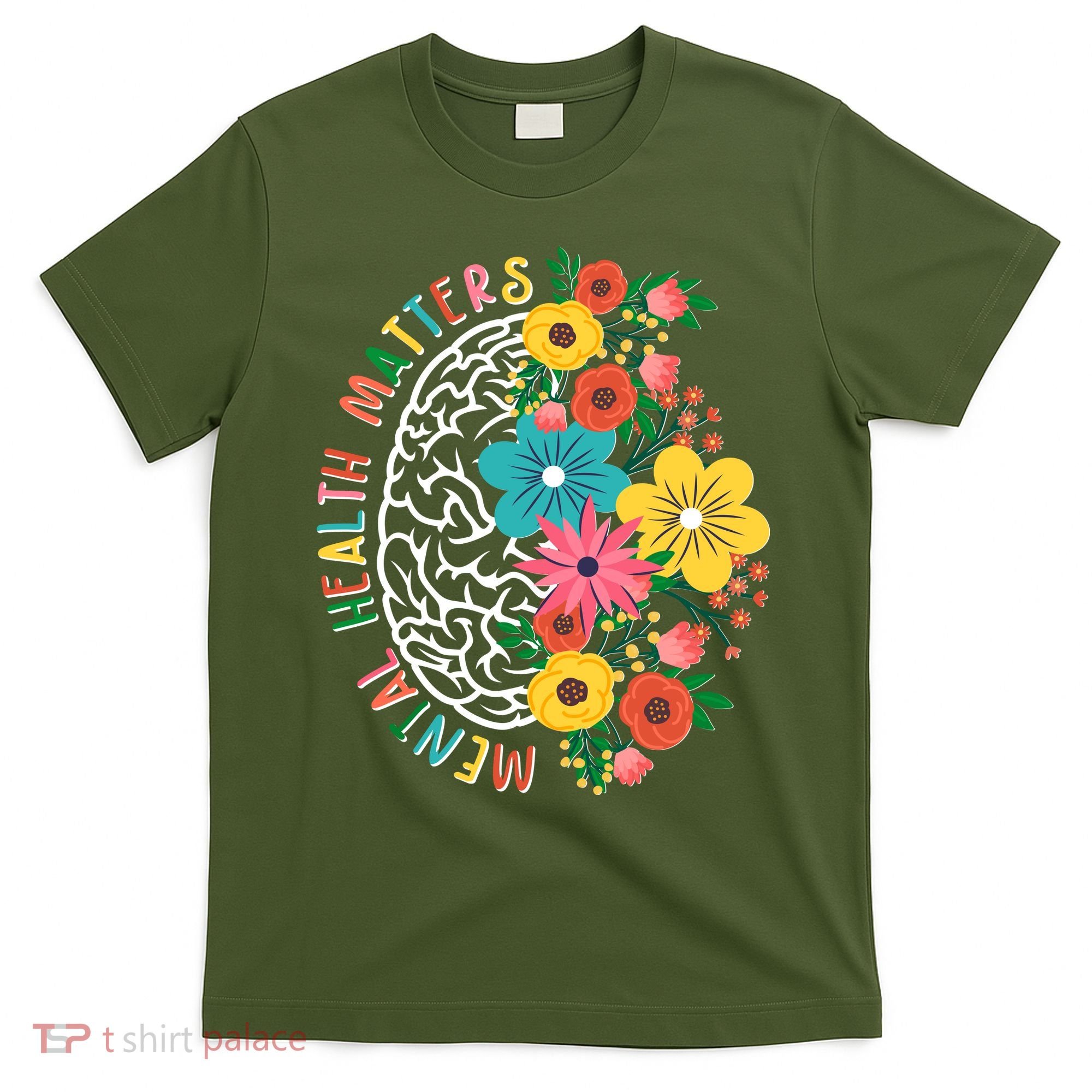 Mental Health Matters Flowering Mind T-Shirt