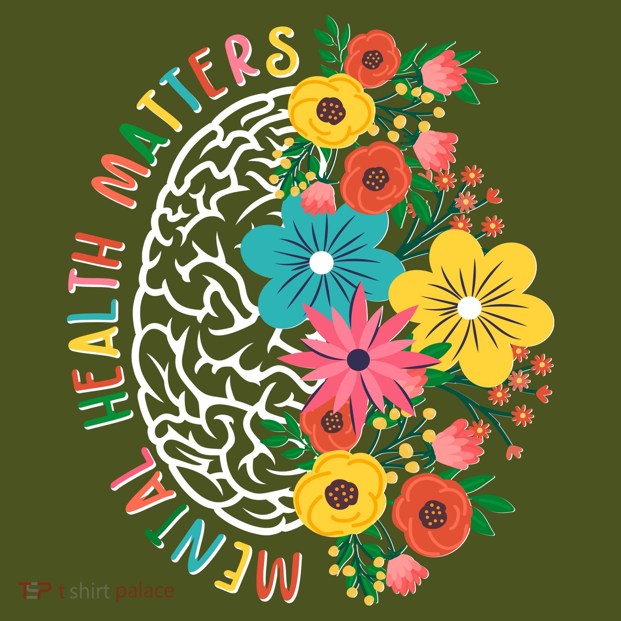 Mental Health Matters Flowering Mind Backpack
