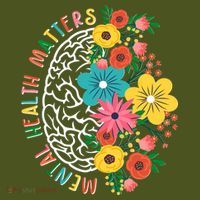 Mental Health Matters Flowering Mind Kids Hoodie thumb 2