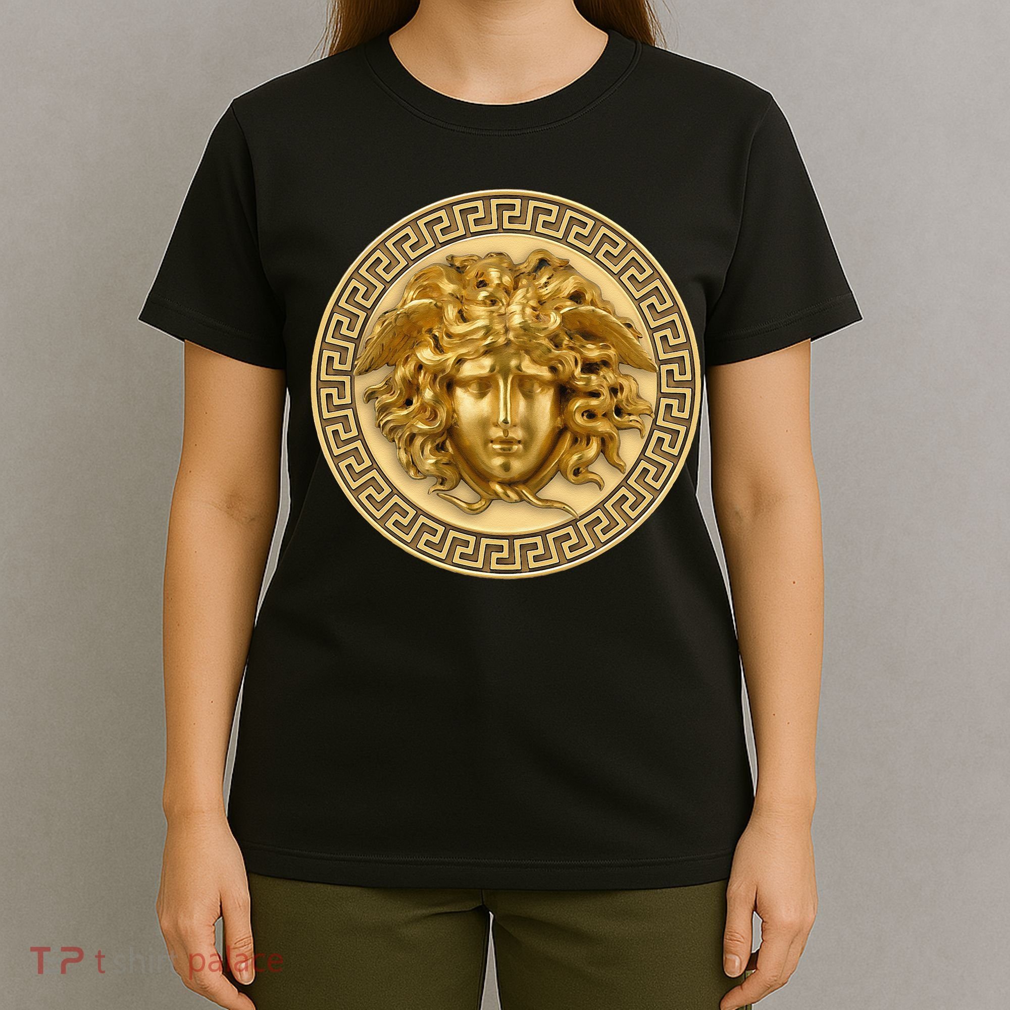 Medusa Head Myth Gorgon Snake Hair Greek Mythology T-Shirt