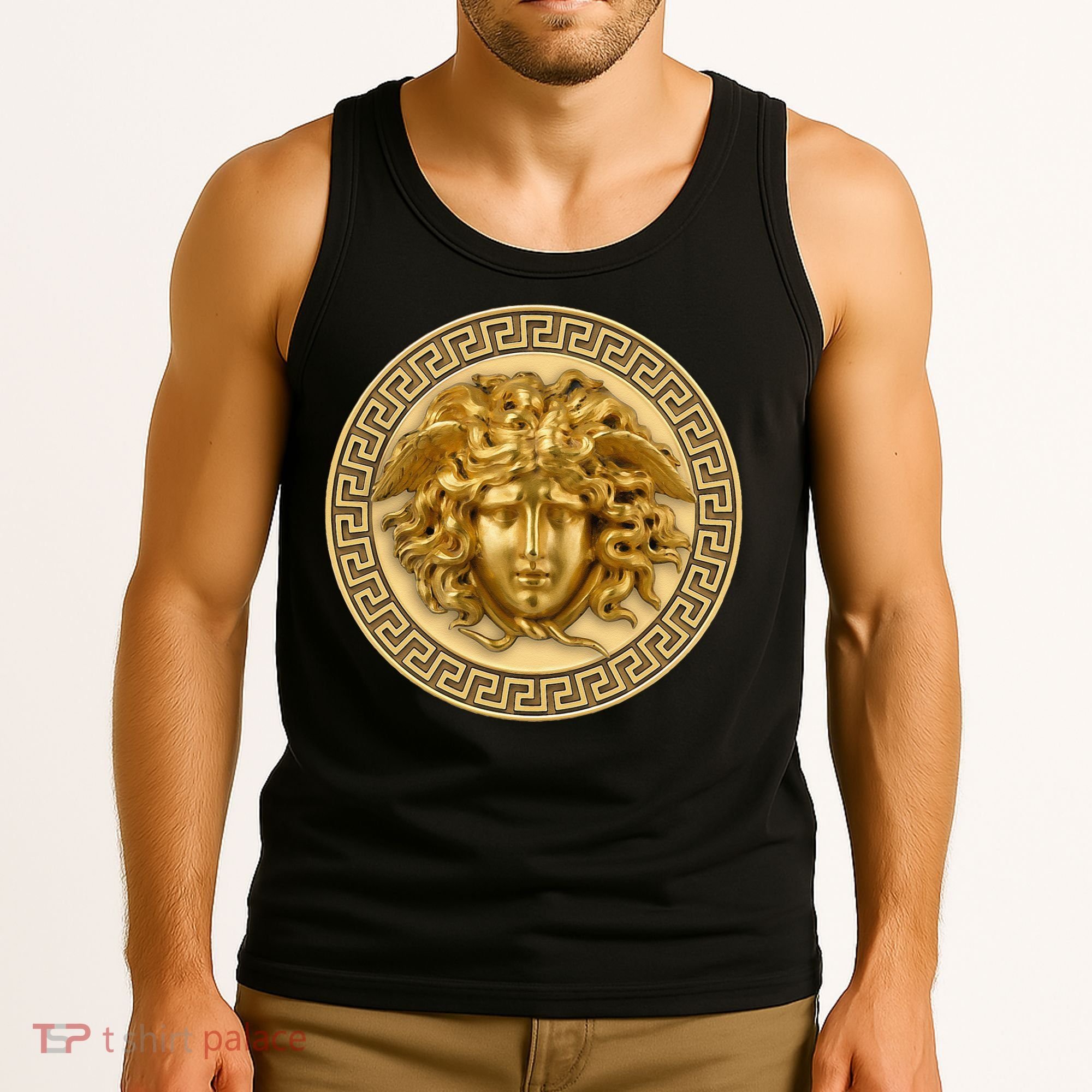 Medusa Head Myth Gorgon Snake Hair Greek Mythology Tank Top