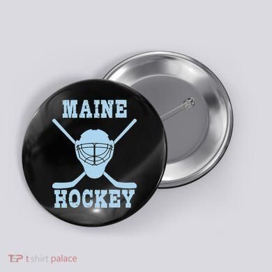 Maine Hockey Button