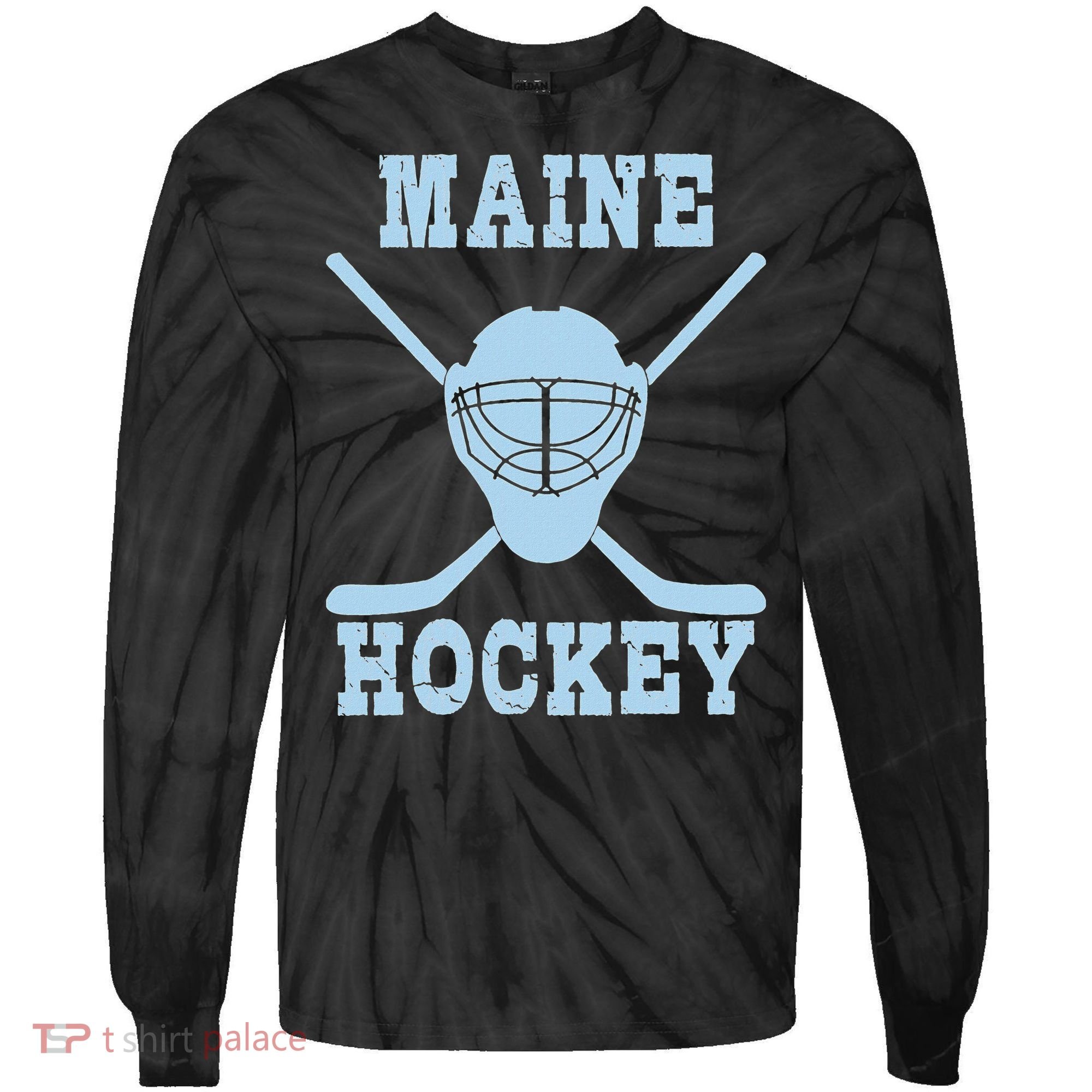 Maine Hockey Tie-Dye Long Sleeve Shirt