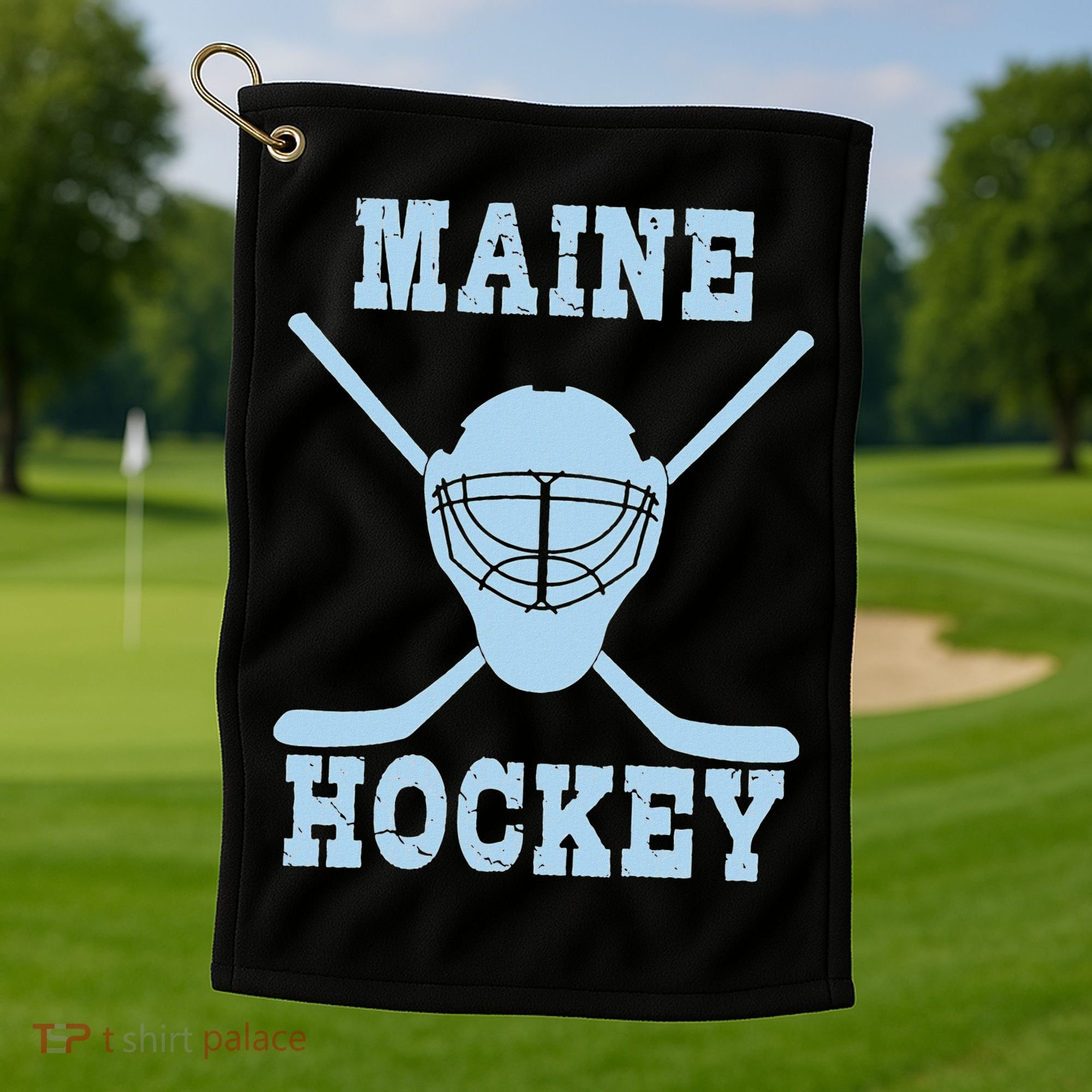 Maine Hockey Golf Towel