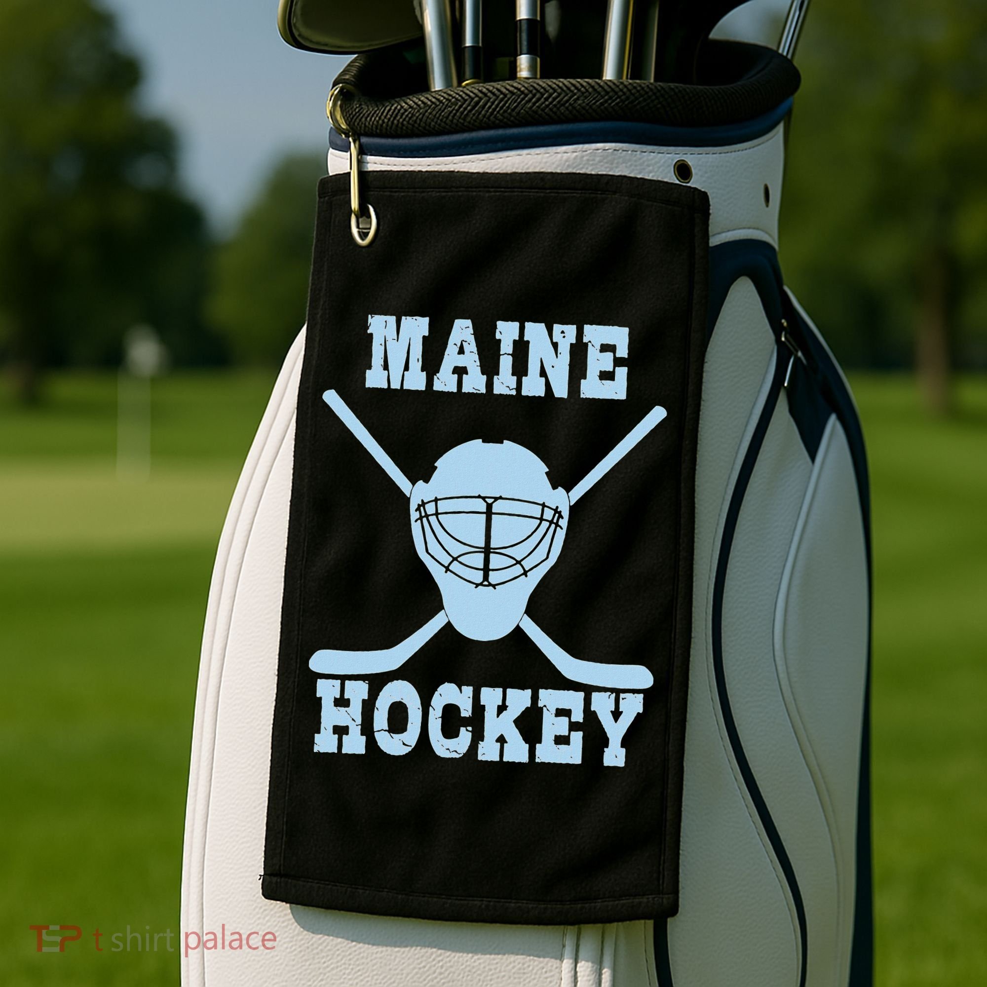 Maine Hockey Golf Towel
