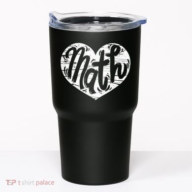 Math Heart Math Teacher Heart Tumbler