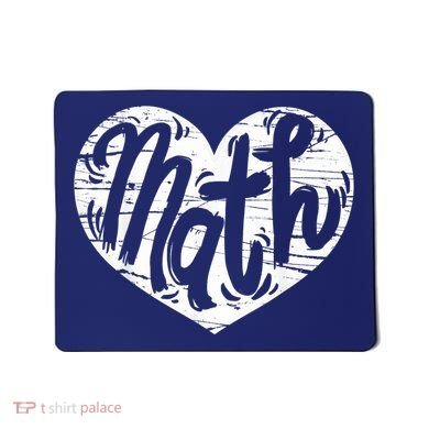 Math Heart Math Teacher Heart Mousepad
