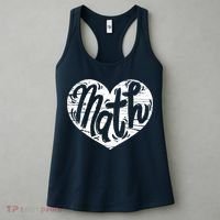 Math Heart Math Teacher Heart Women's Tank Top thumb 3
