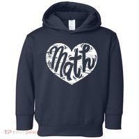 Math Heart Math Teacher Heart Toddler Hoodie thumb 0