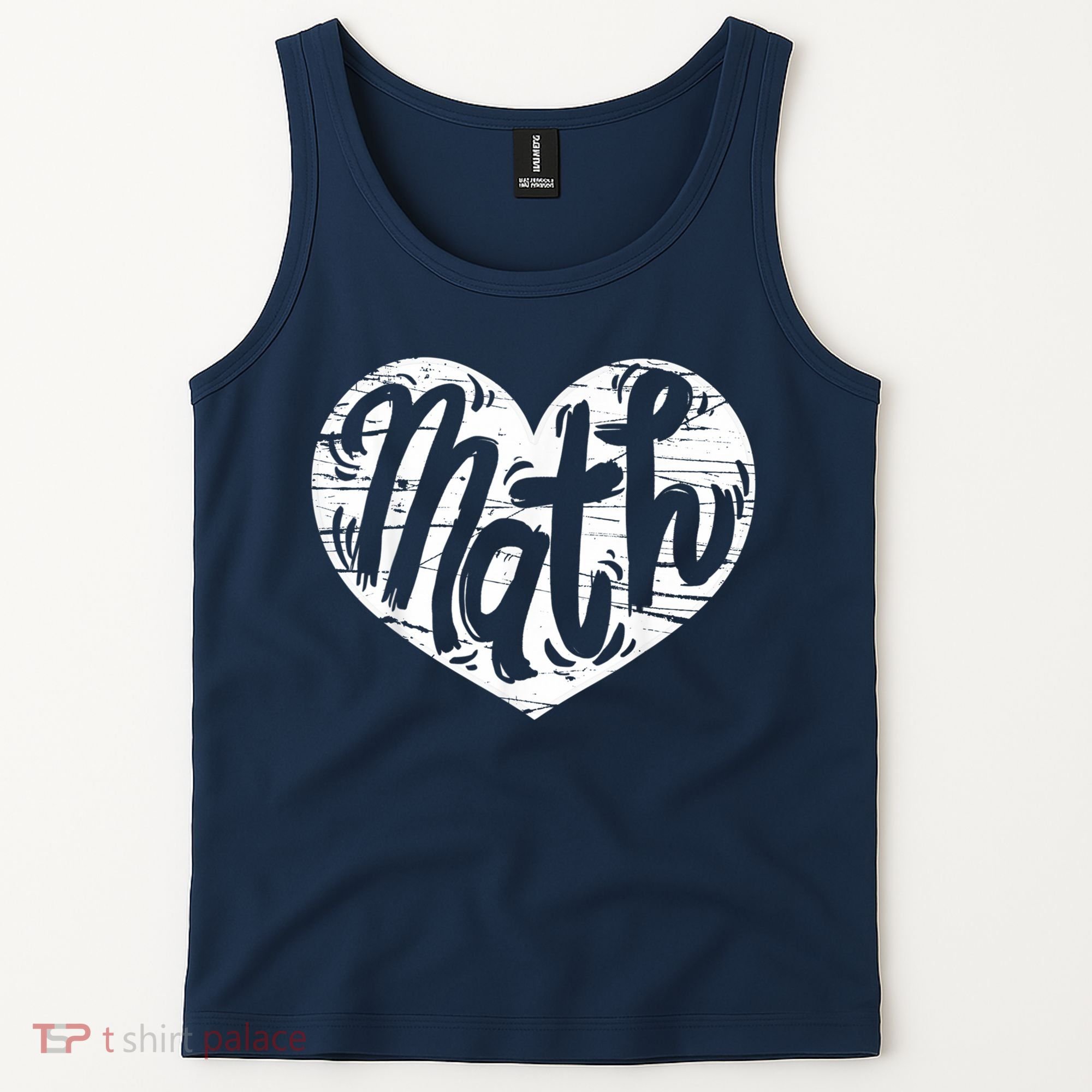 Math Heart Math Teacher Heart Tank Top