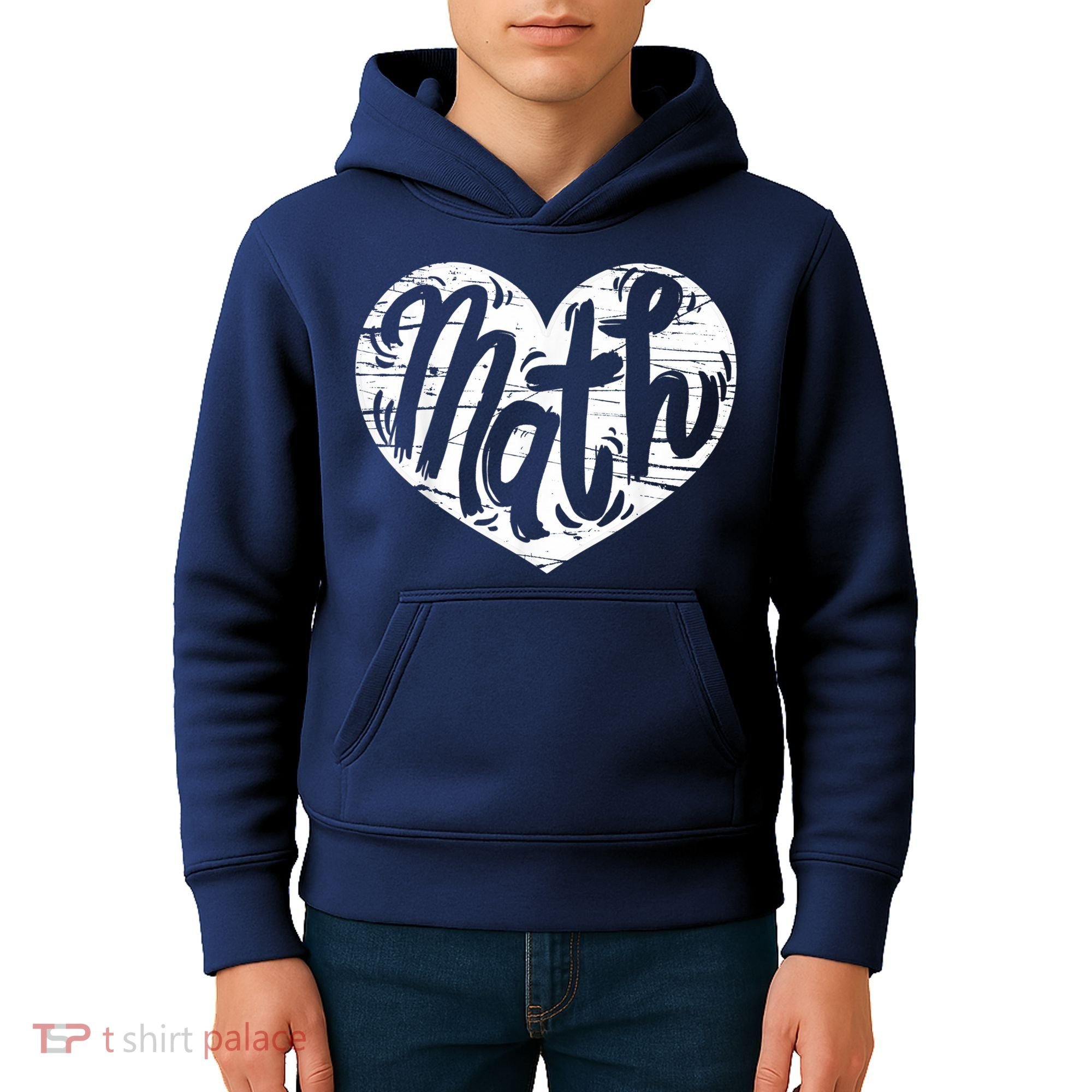 Math Heart Math Teacher Heart Kids Hoodie