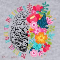 Mental Health Matters Gift Human Brain Illness Awareness Women's Sweatshirt thumb 2