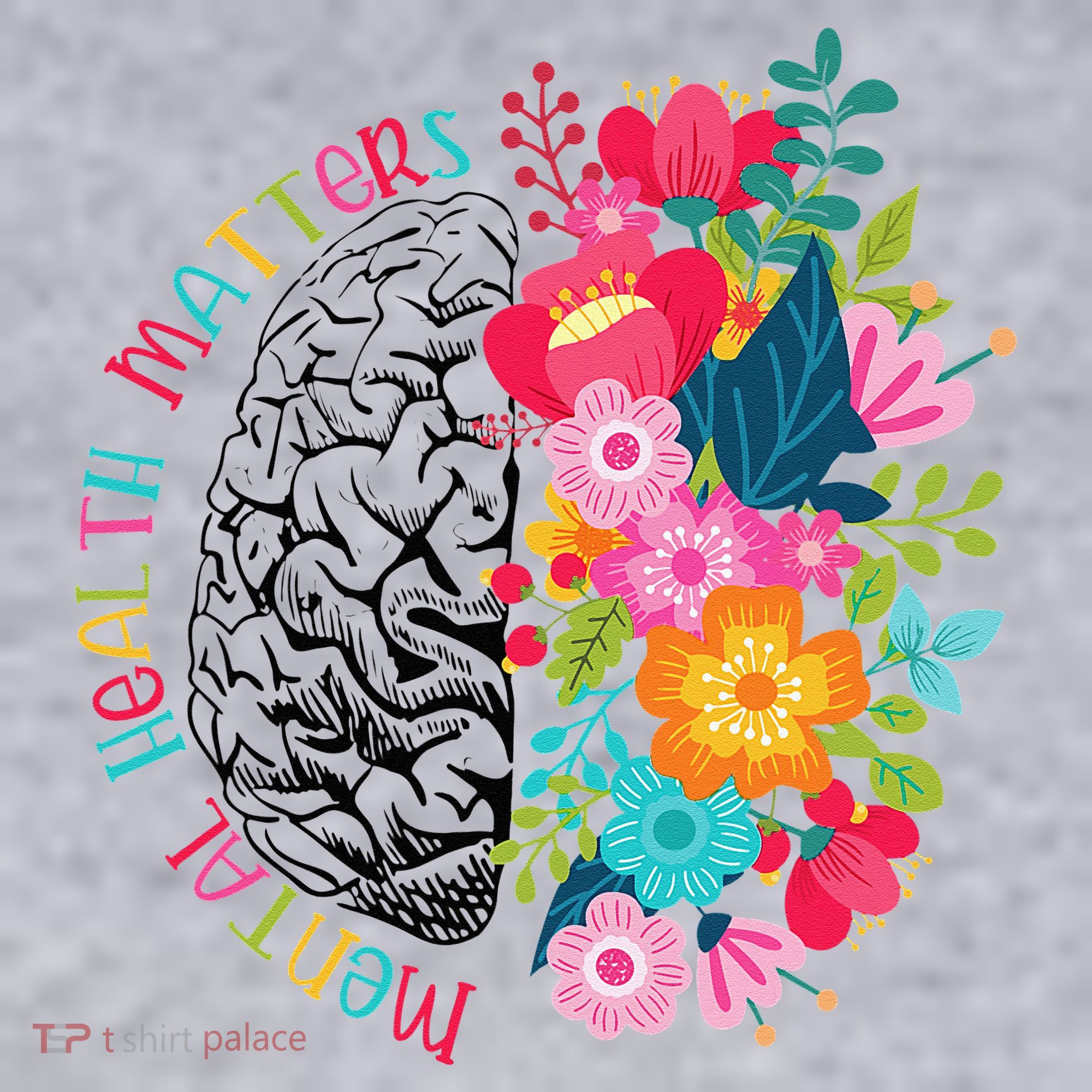 Mental Health Matters Gift Human Brain Illness Awareness Women's Sweatshirt