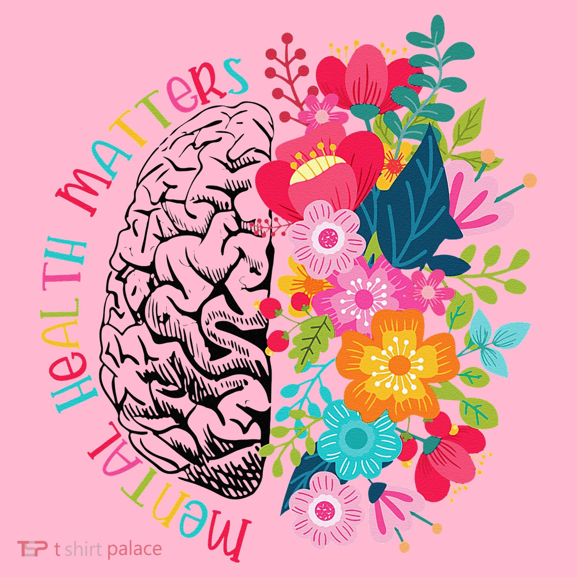 Mental Health Matters Gift Human Brain Illness Awareness Coaster