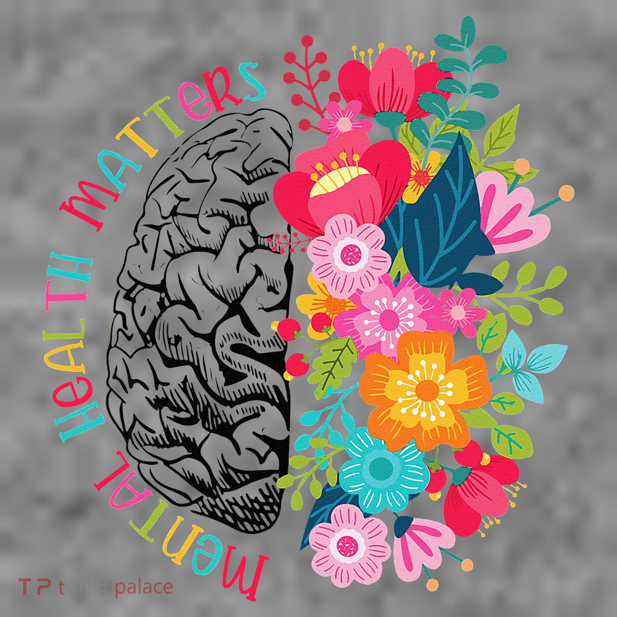 Mental Health Matters Gift Human Brain Illness Awareness Toddler Hoodie