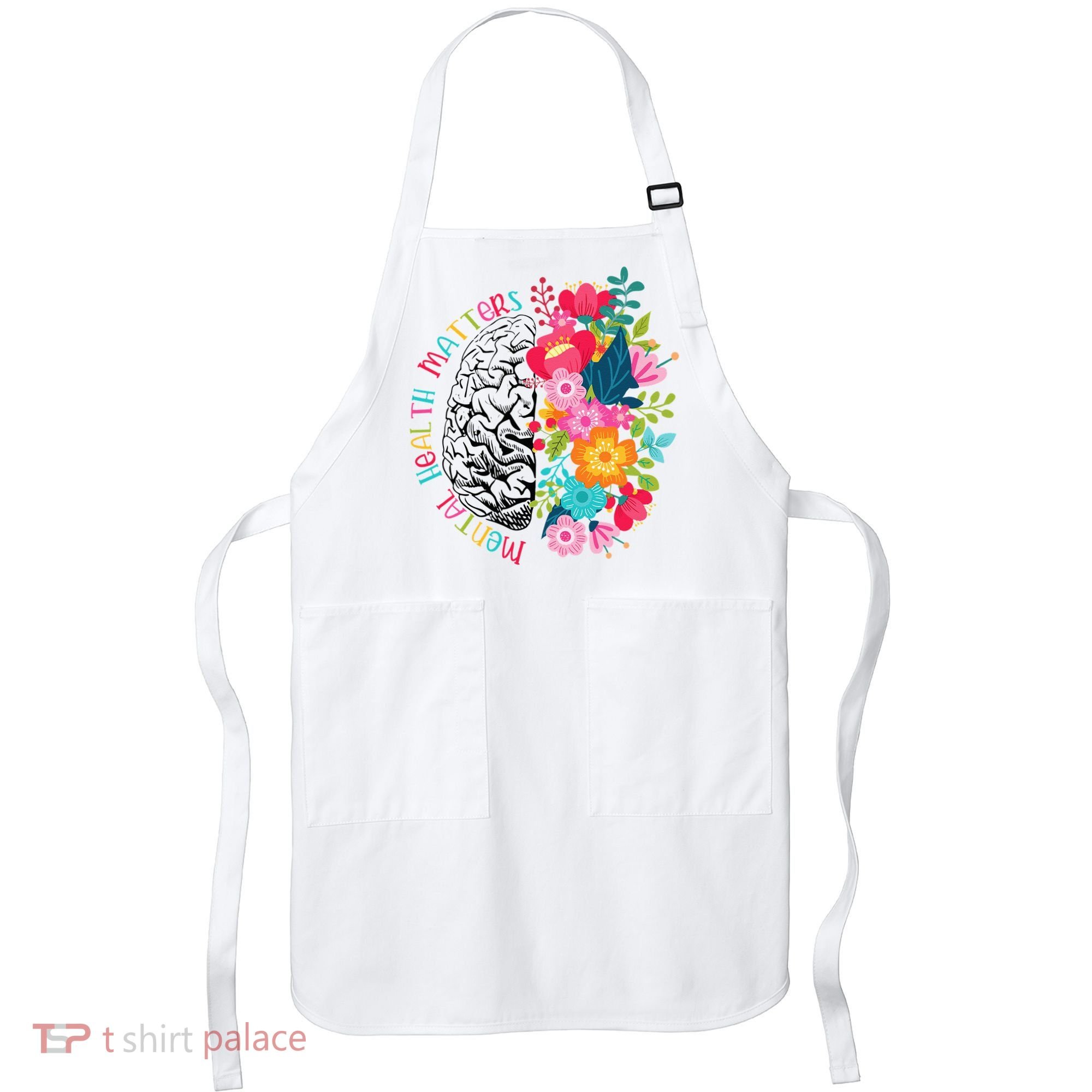 Mental Health Matters Gift Human Brain Illness Awareness Apron