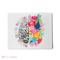 Mental Health Matters Gift Human Brain Illness Awareness Mousepad thumb 0