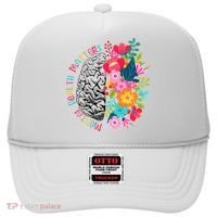Mental Health Matters Gift Human Brain Illness Awareness Hat thumb 0