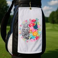 Mental Health Matters Gift Human Brain Illness Awareness Golf Towel thumb 2