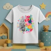 Mental Health Matters Gift Human Brain Illness Awareness Toddler T-Shirt thumb 3