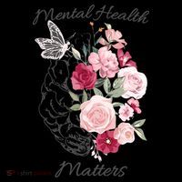 Mental Health Matters Hand Drawn Flowers Brain Awareness Month Coffee Mug thumb 5