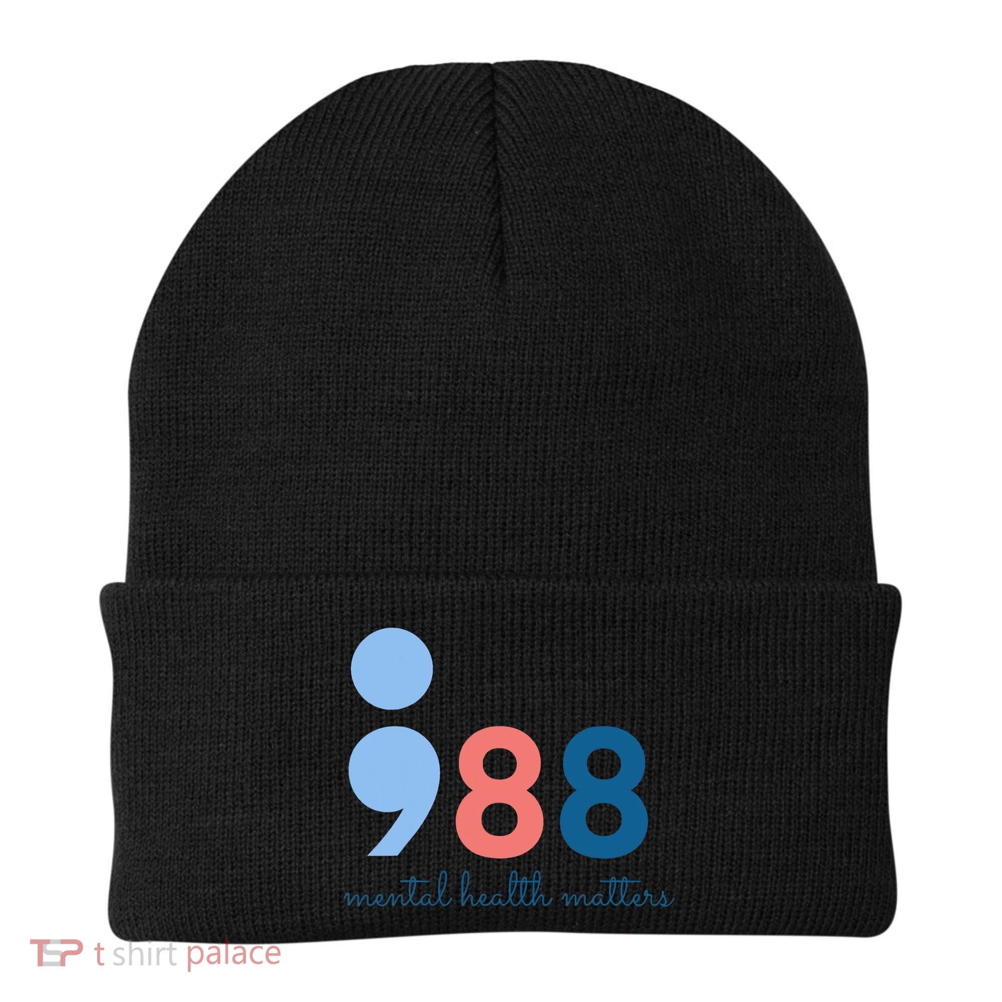 Mental Health Matters 988 Suicide Prevention Awareness Beanie