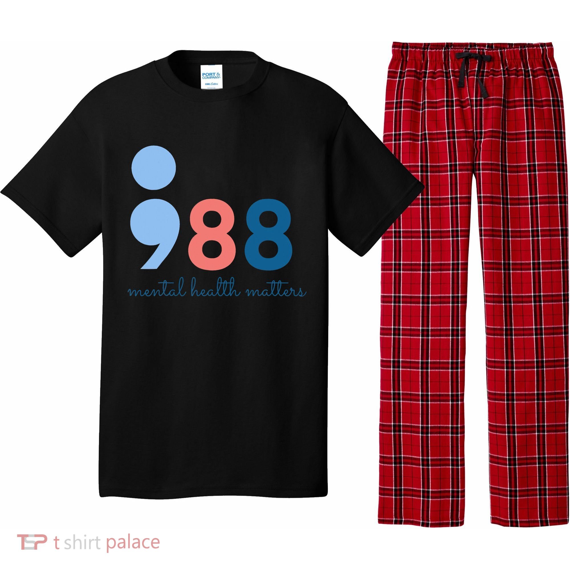 Mental Health Matters 988 Suicide Prevention Awareness Pajama Set