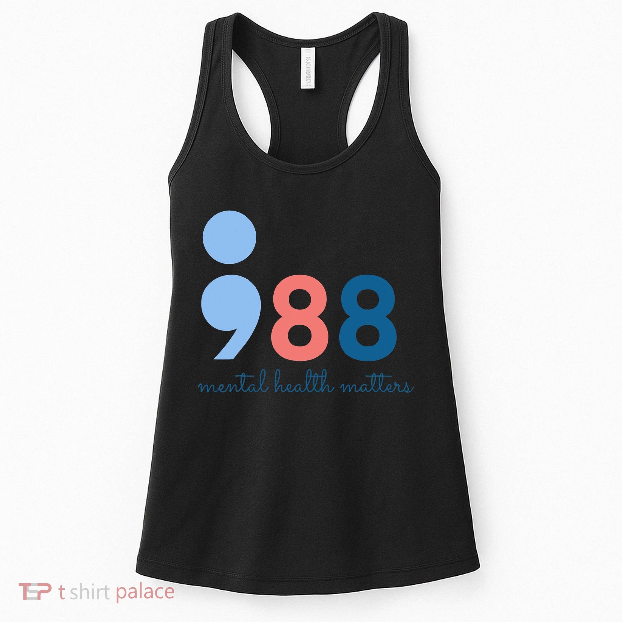 Mental Health Matters 988 Suicide Prevention Awareness Women's Tank Top