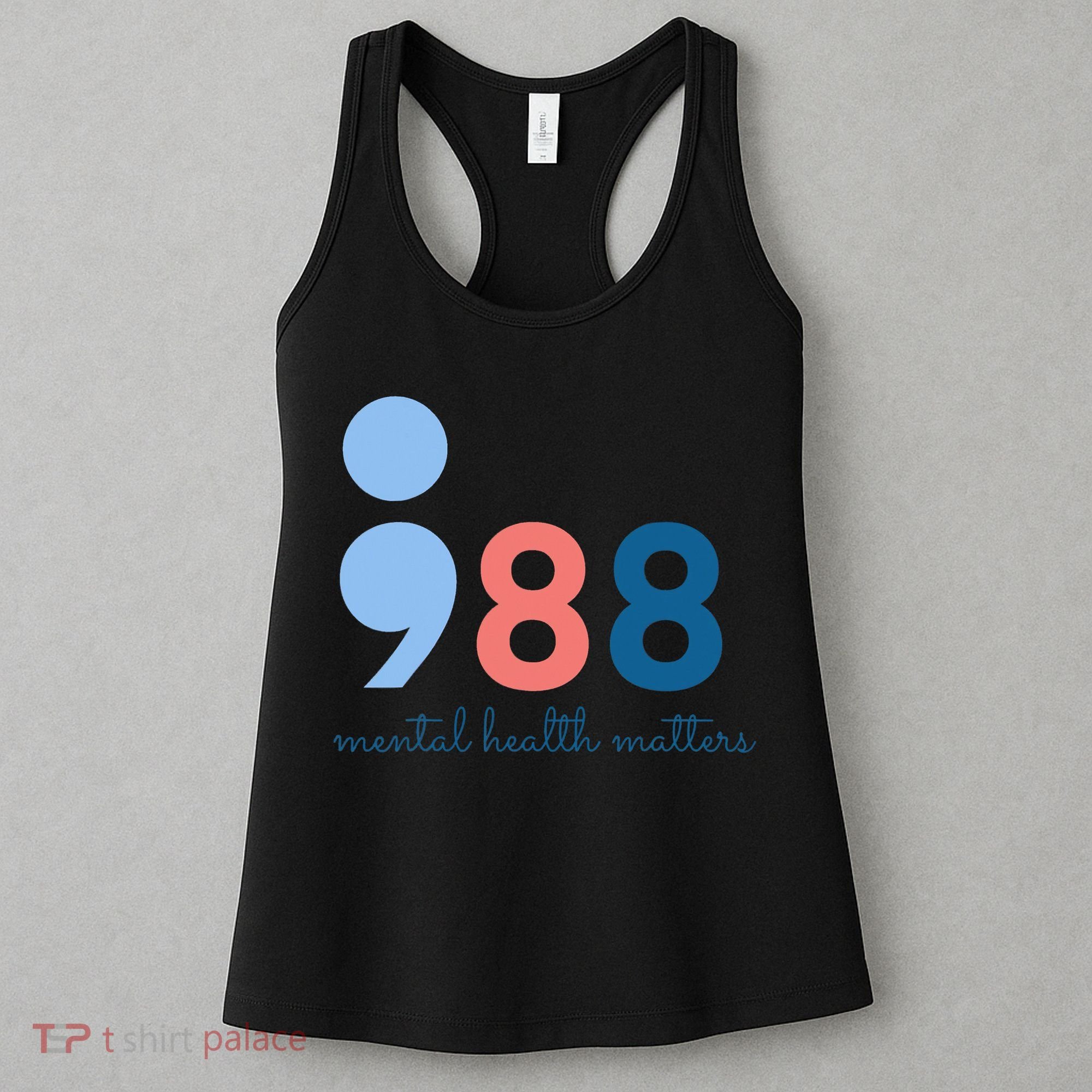 Mental Health Matters 988 Suicide Prevention Awareness Women's Tank Top