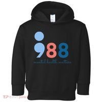 Mental Health Matters 988 Suicide Prevention Awareness Toddler Hoodie thumb 0