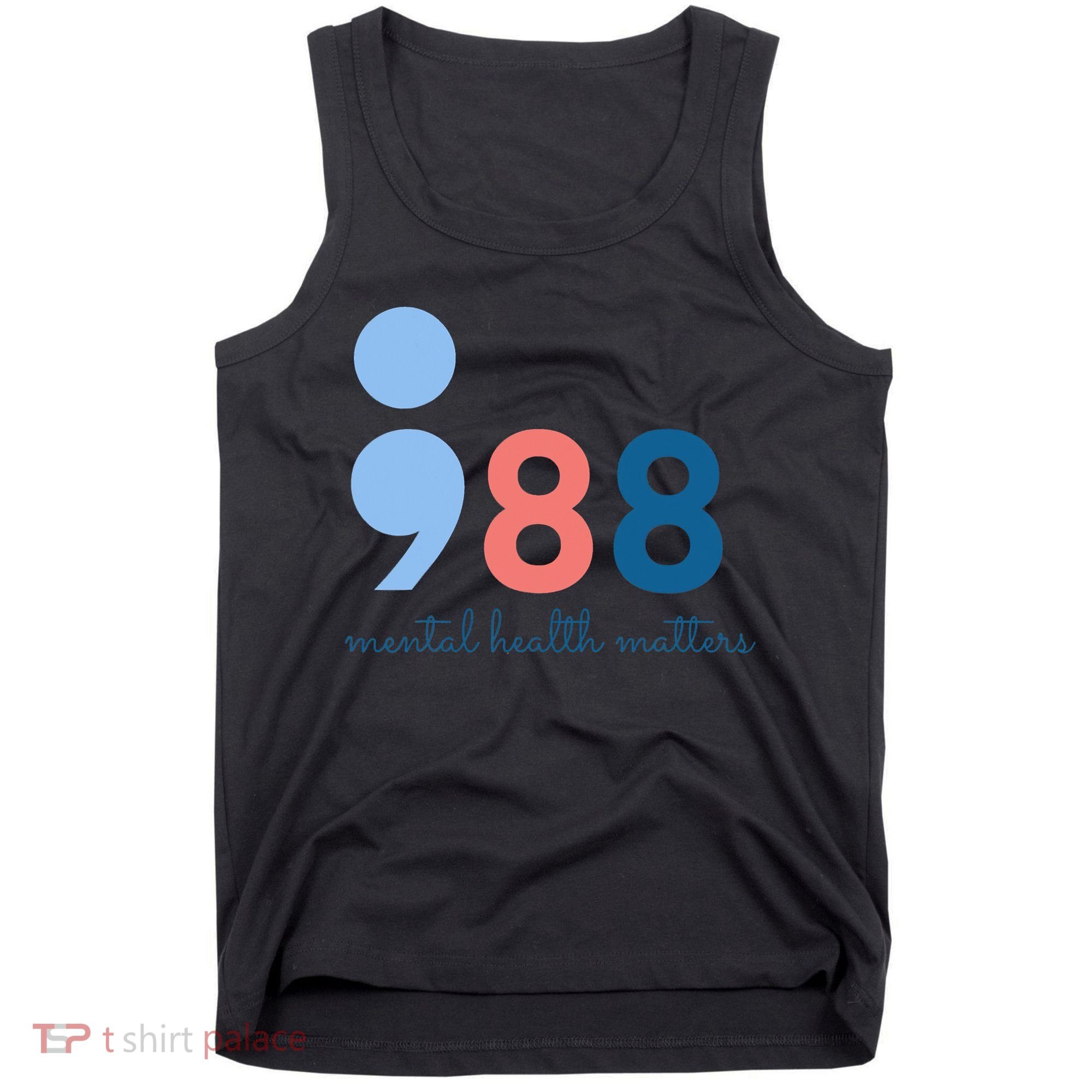 Mental Health Matters 988 Suicide Prevention Awareness Tank Top