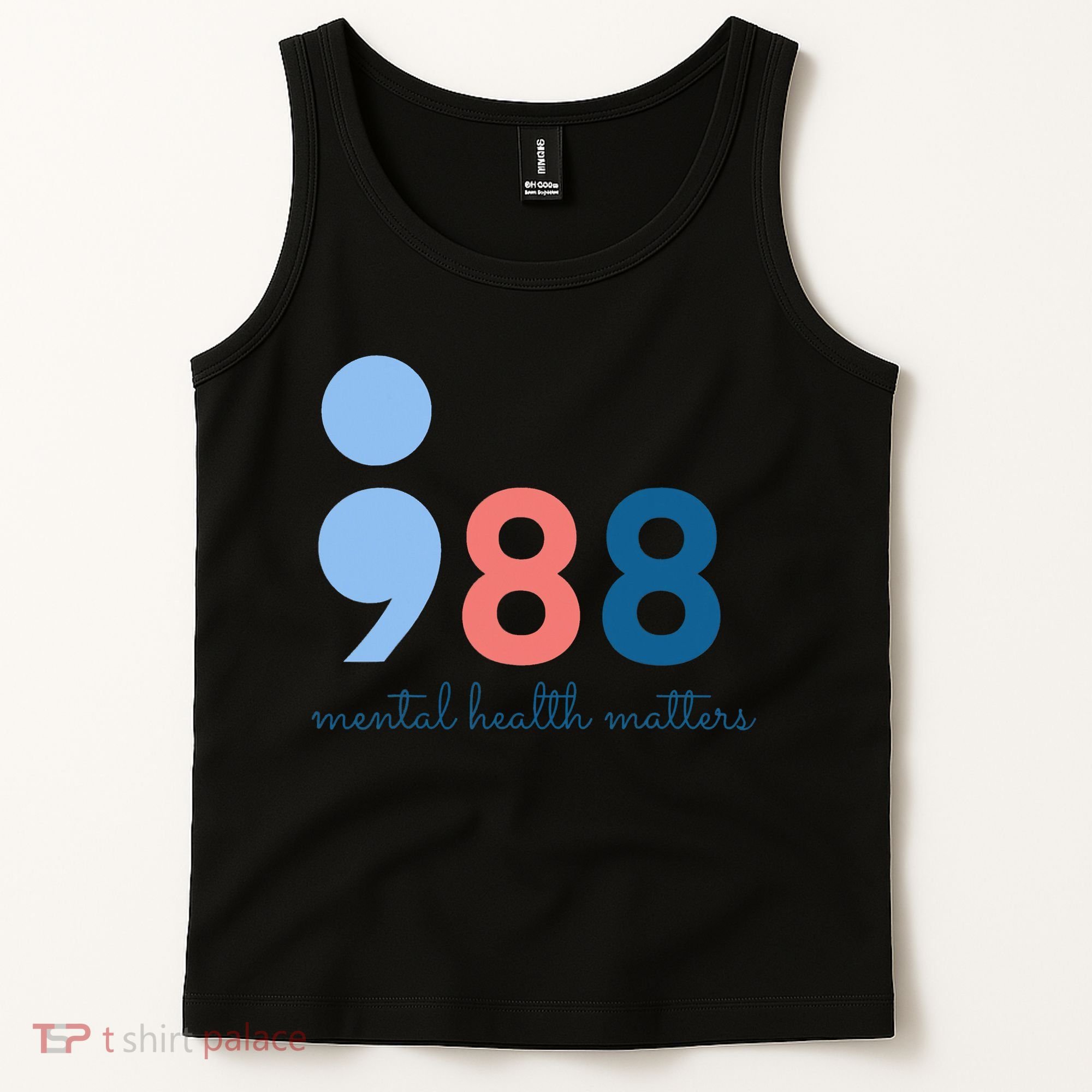 Mental Health Matters 988 Suicide Prevention Awareness Tank Top