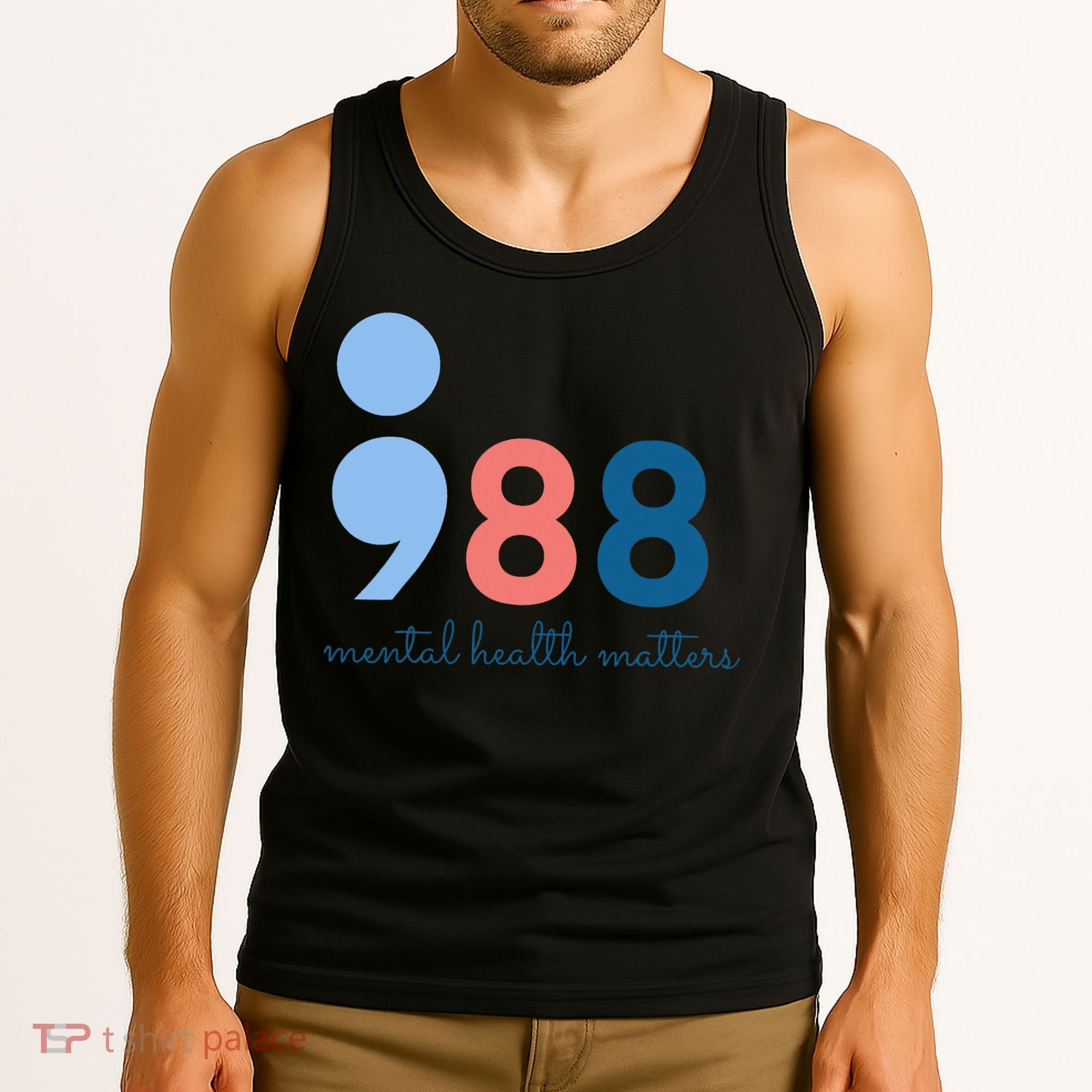 Mental Health Matters 988 Suicide Prevention Awareness Tank Top