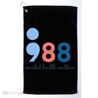 Mental Health Matters 988 Suicide Prevention Awareness Golf Towel thumb 0