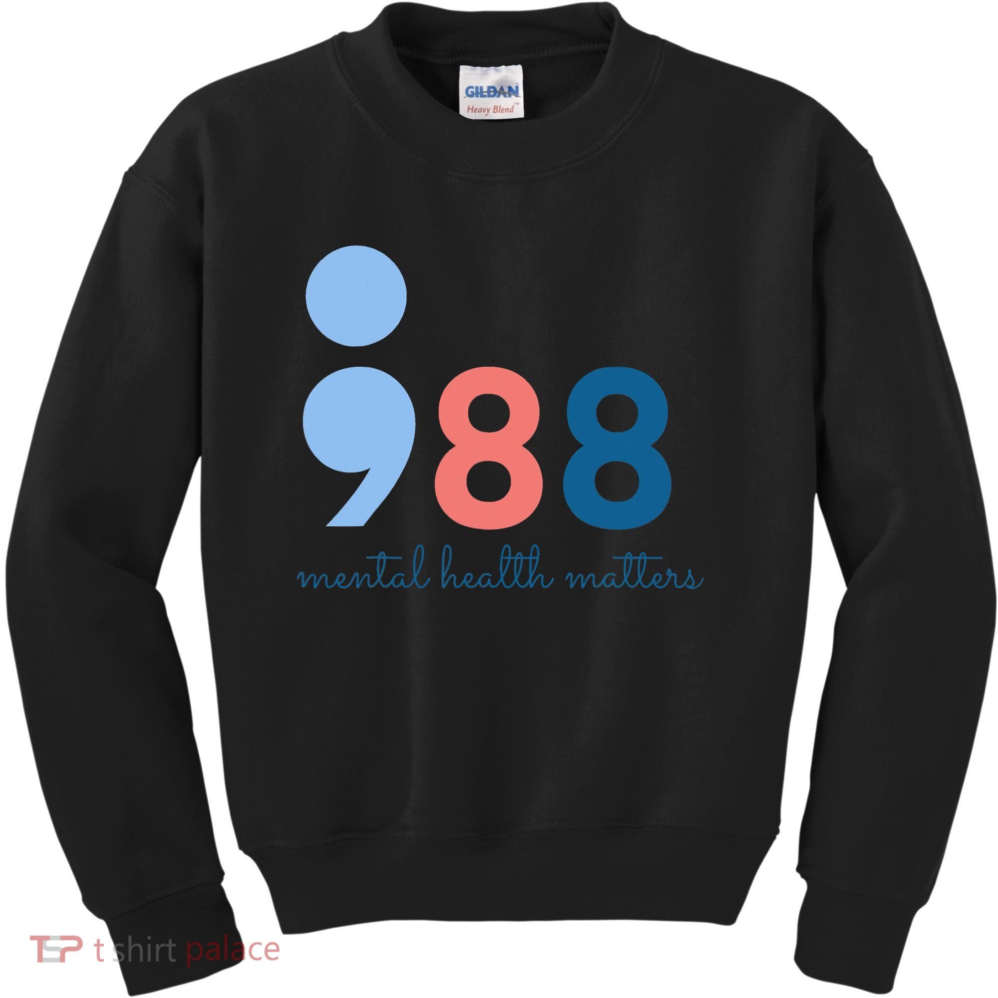 Mental Health Matters 988 Suicide Prevention Awareness Kids Sweatshirt