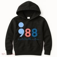 Mental Health Matters 988 Suicide Prevention Awareness Kids Hoodie thumb 0