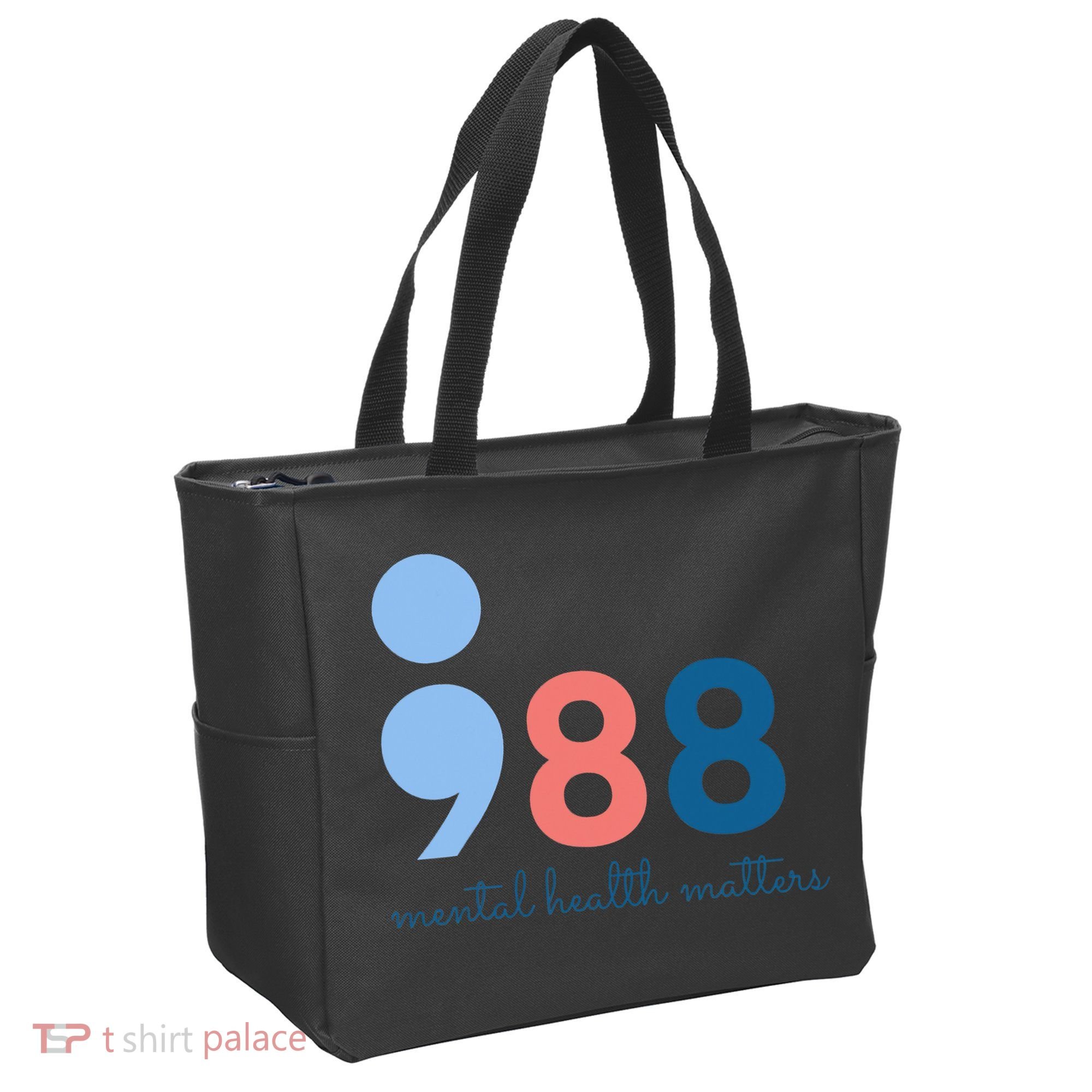 Mental Health Matters 988 Suicide Prevention Awareness Tote Bag
