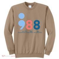 Mental Health Matters 988 Suicide Prevention Awareness Sweatshirt thumb 0