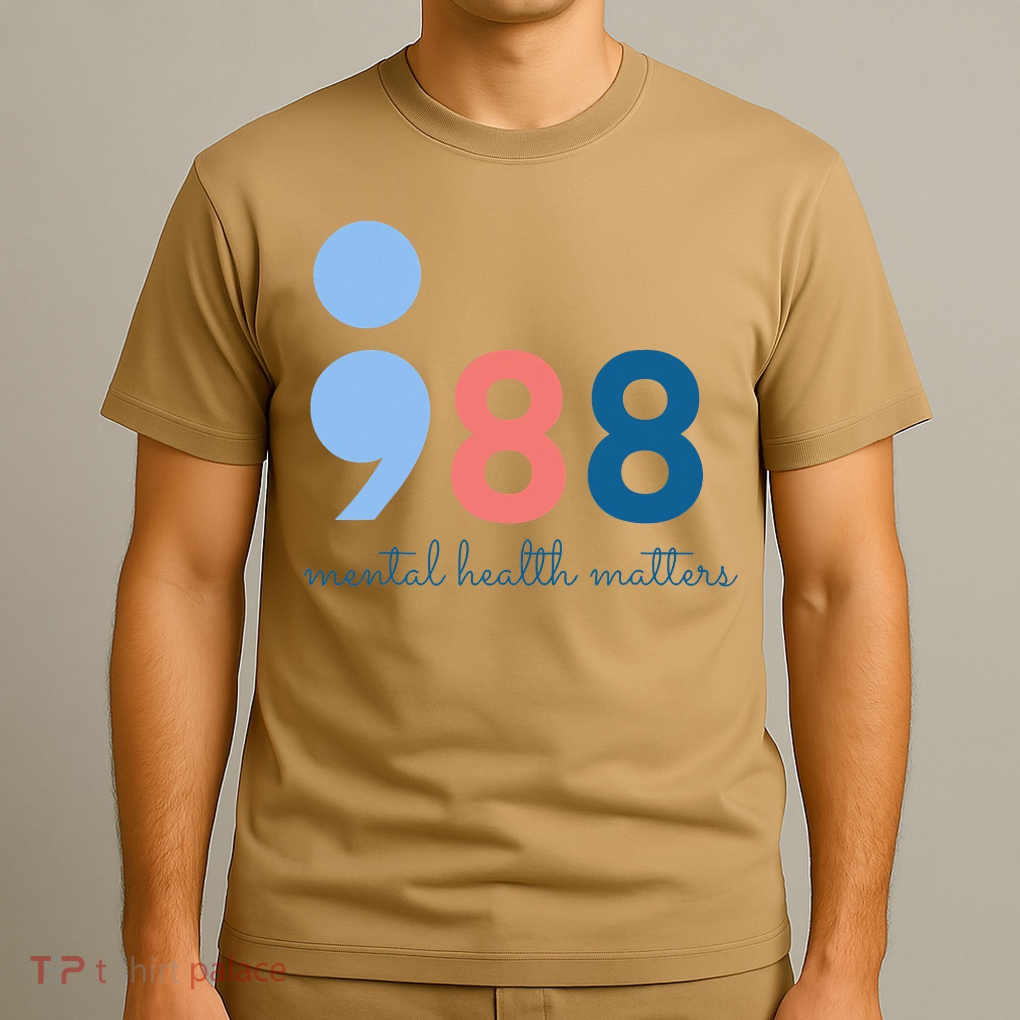 Mental Health Matters 988 Suicide Prevention Awareness T-Shirt