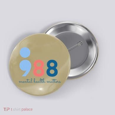 Mental Health Matters 988 Suicide Prevention Awareness Button