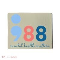 Mental Health Matters 988 Suicide Prevention Awareness Mousepad thumb 0