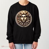 Medusa Head Myth Gorgon Snake Hair Greek Mythology Gift Women's Sweatshirt thumb 0