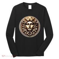Medusa Head Myth Gorgon Snake Hair Greek Mythology Gift Long Sleeve Shirt thumb 0