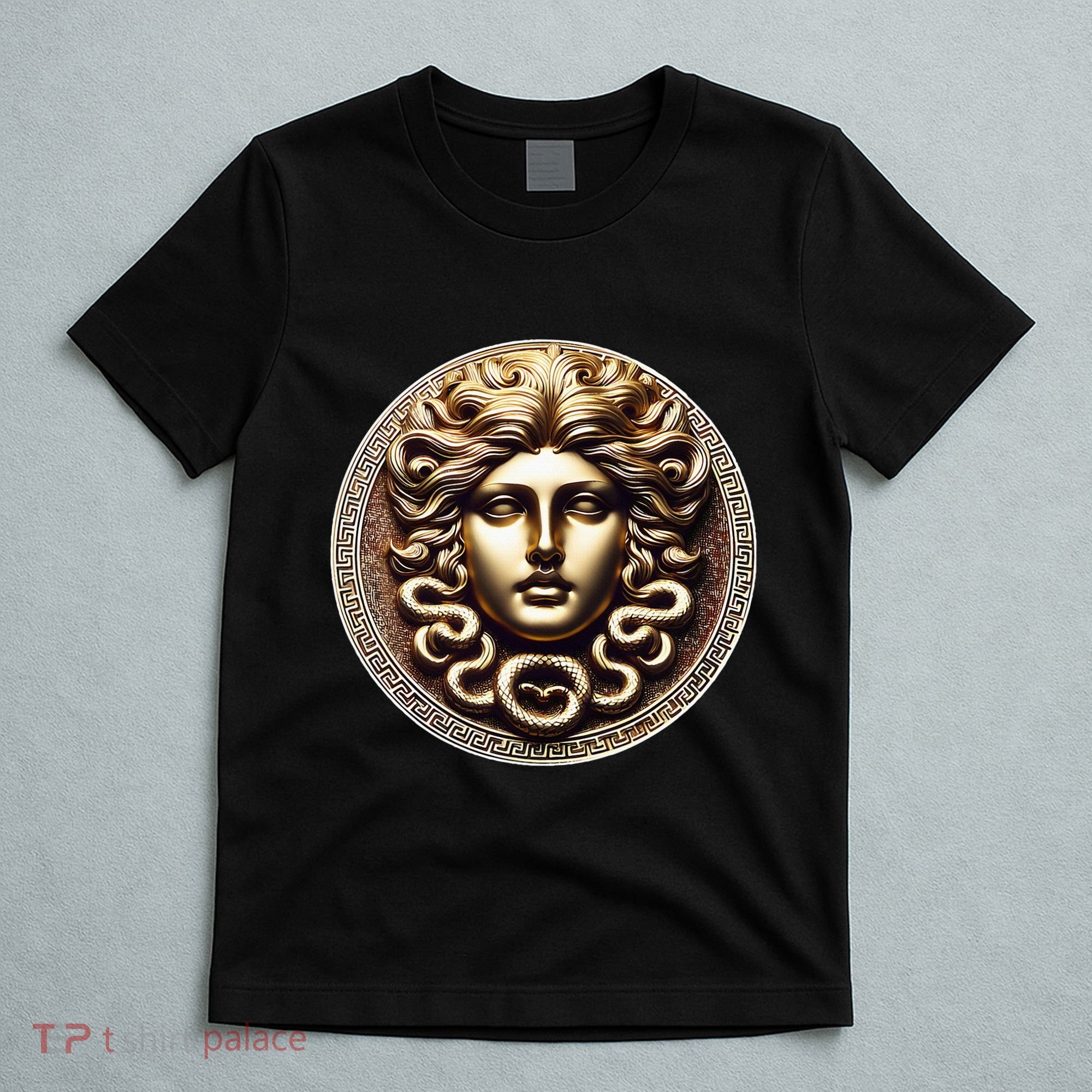 Medusa Head Myth Gorgon Snake Hair Greek Mythology Gift T-Shirt
